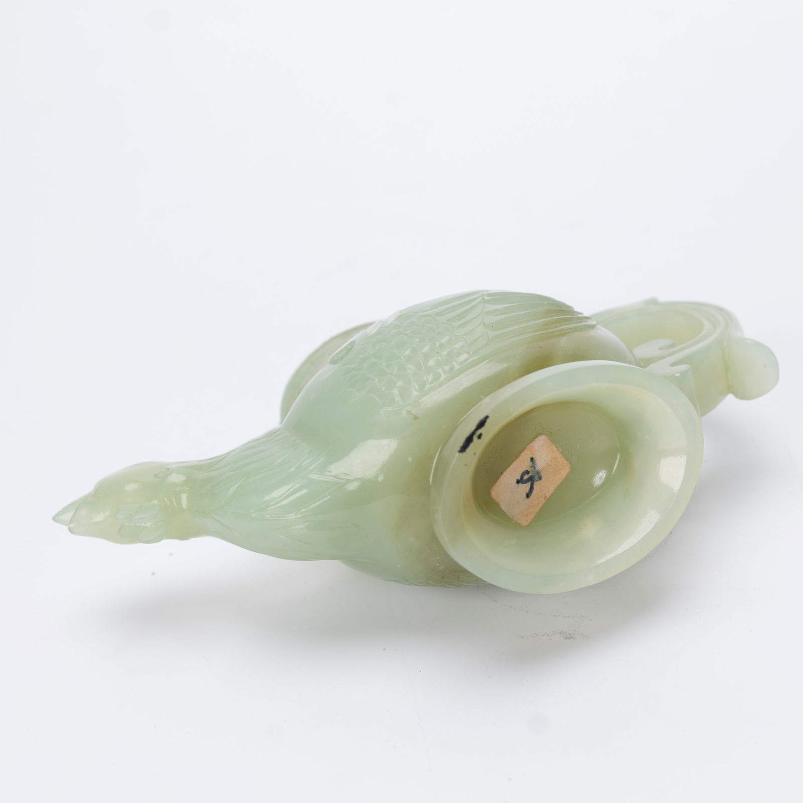 Chinese Celadon Jade Teapot - 6