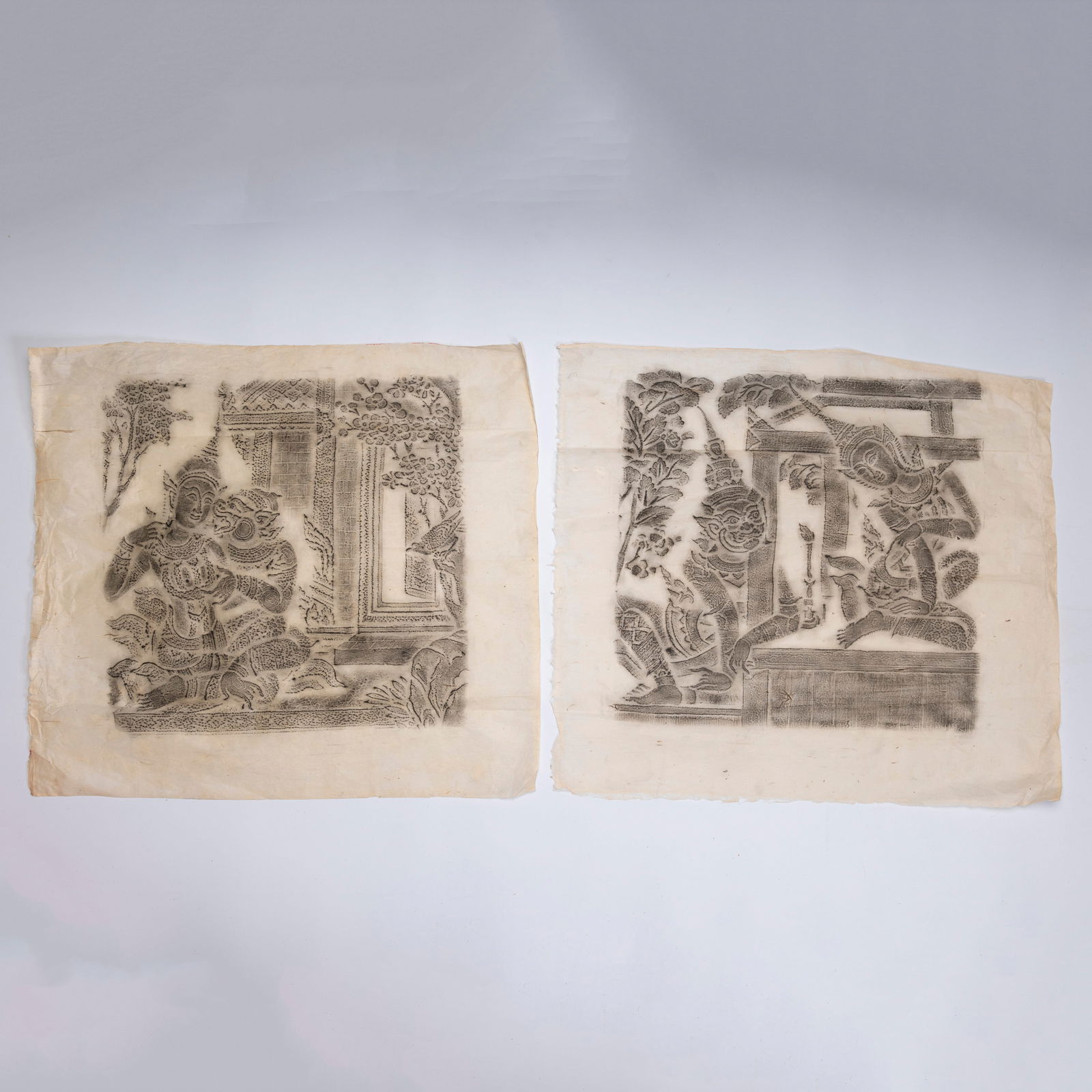 8 Pieces Large Rudding Mythic Warrior Scenes - 3