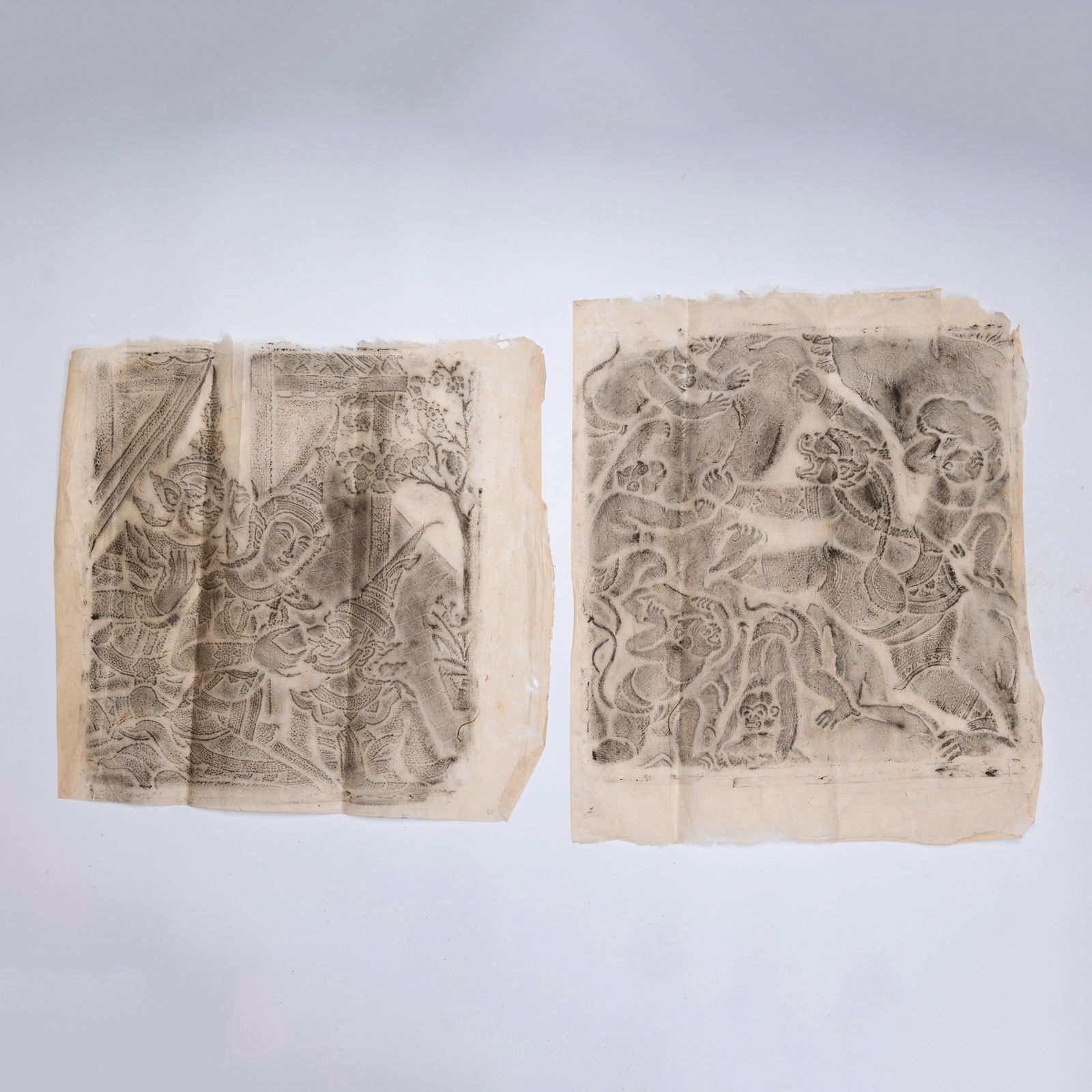 8 Pieces Large Rudding Mythic Warrior Scenes - 2