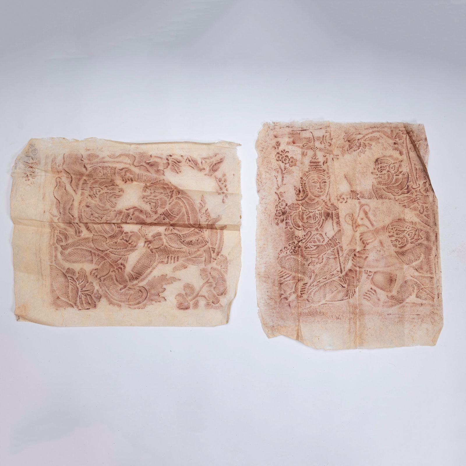 8 Pieces Large Rudding Mythic Warrior Scenes - 4