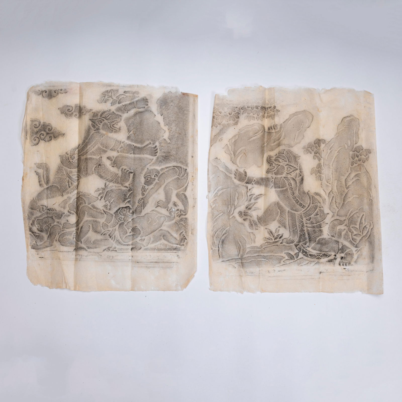 8 Pieces Large Rudding Mythic Warrior Scenes - 5