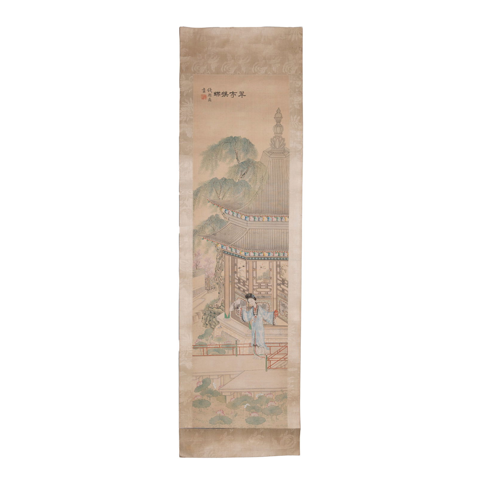 QIAN CHAO DING, Chinese Painting Scroll (1 of 7)