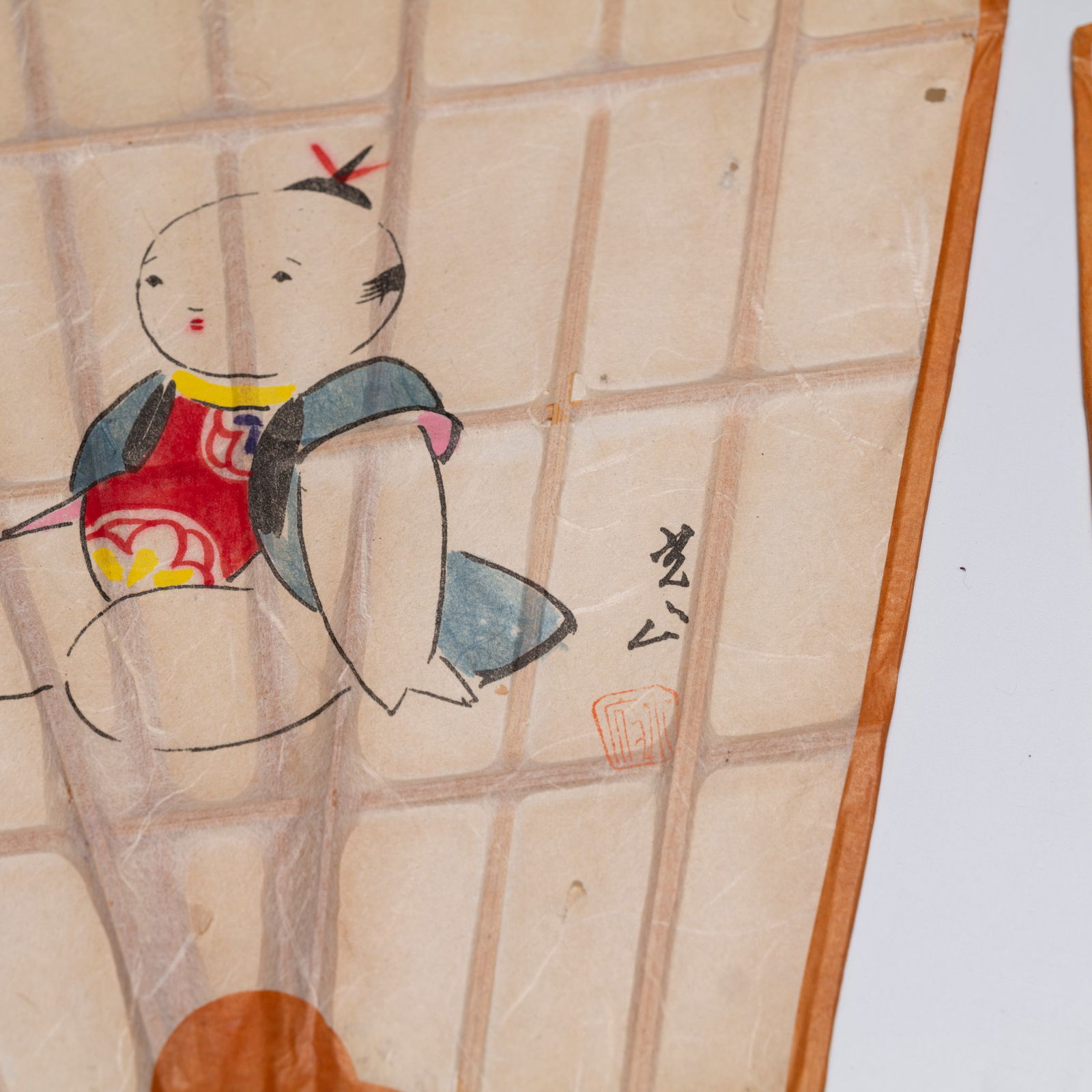 Three Chinese bamboo fans - 6