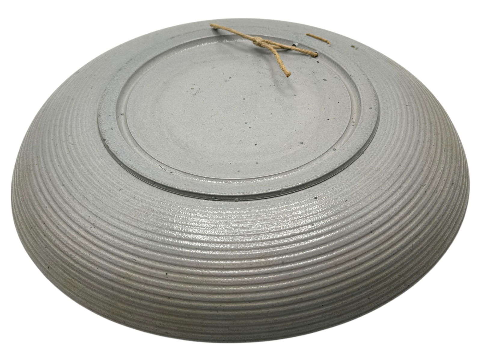 A Middle Eastern Metal Dish with Blue Decoration - 3