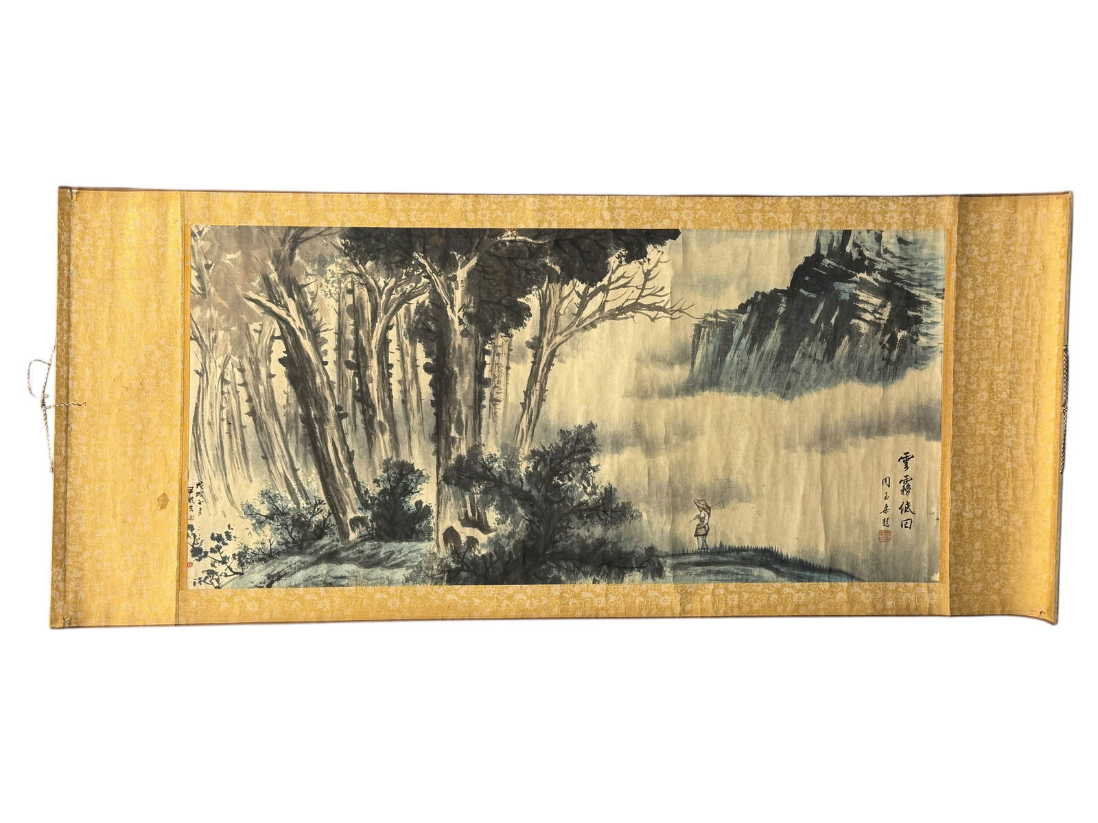 A Chinese Landscape Painting Hanging Scroll (1 of 7)