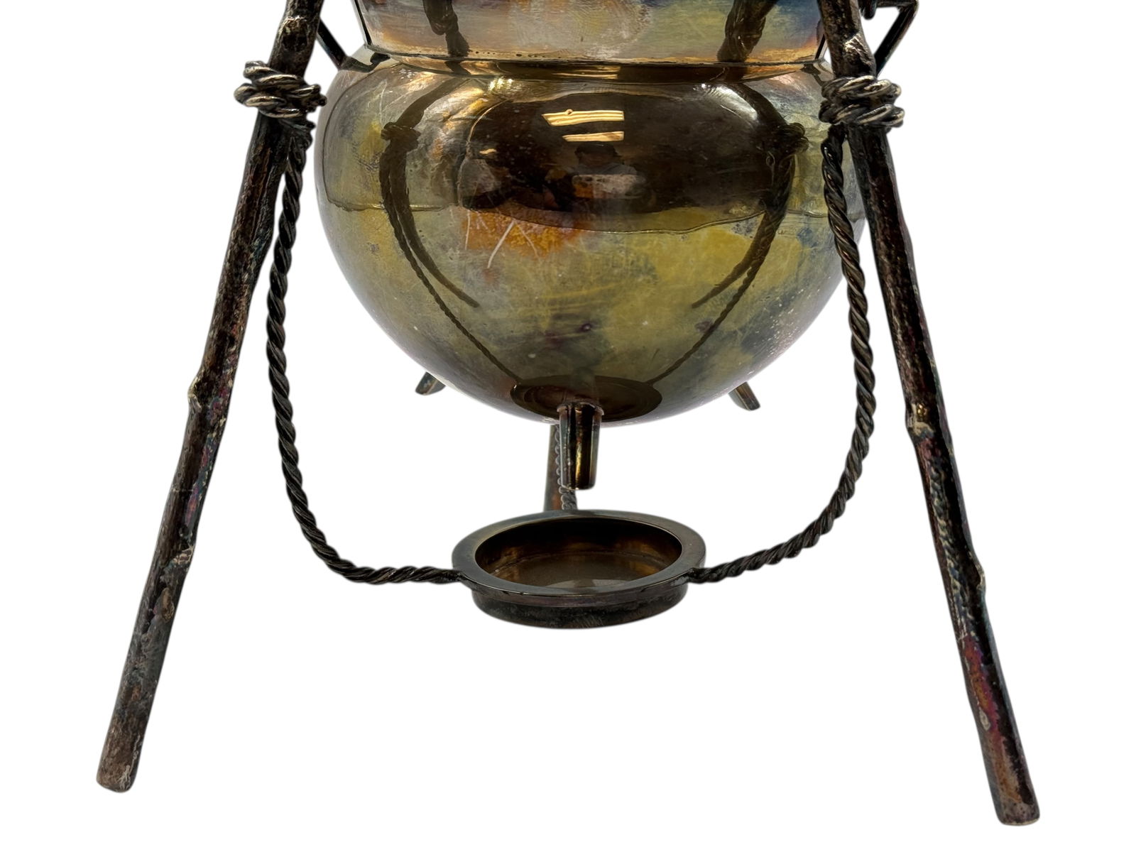 A Brass Hanging Brazier, M H&Co - 4