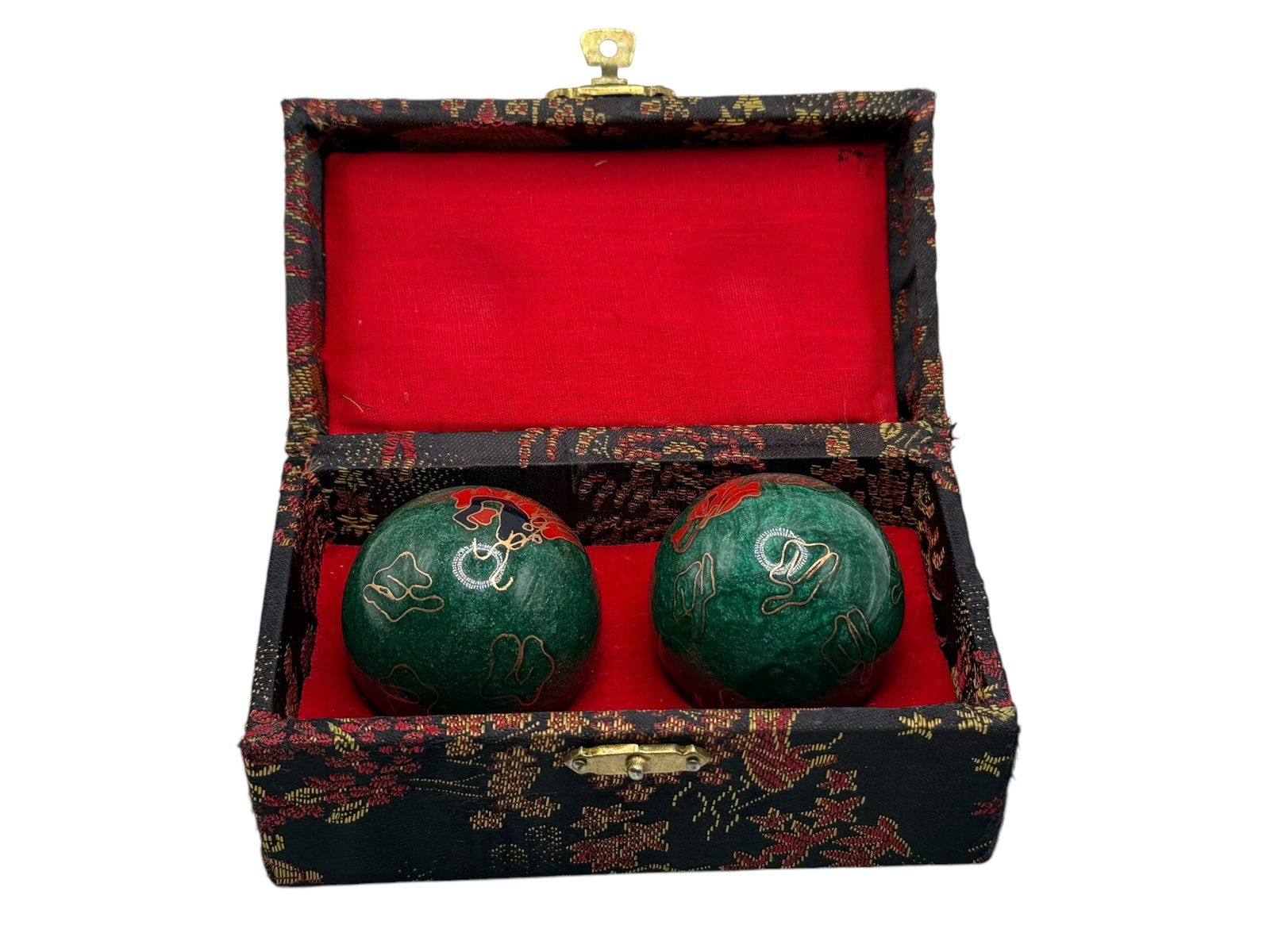 Two Chinese Health Balls, Sounds: Two Chinese Health Balls, SoundsH : 1 3/4 in ( 4.45 cm )