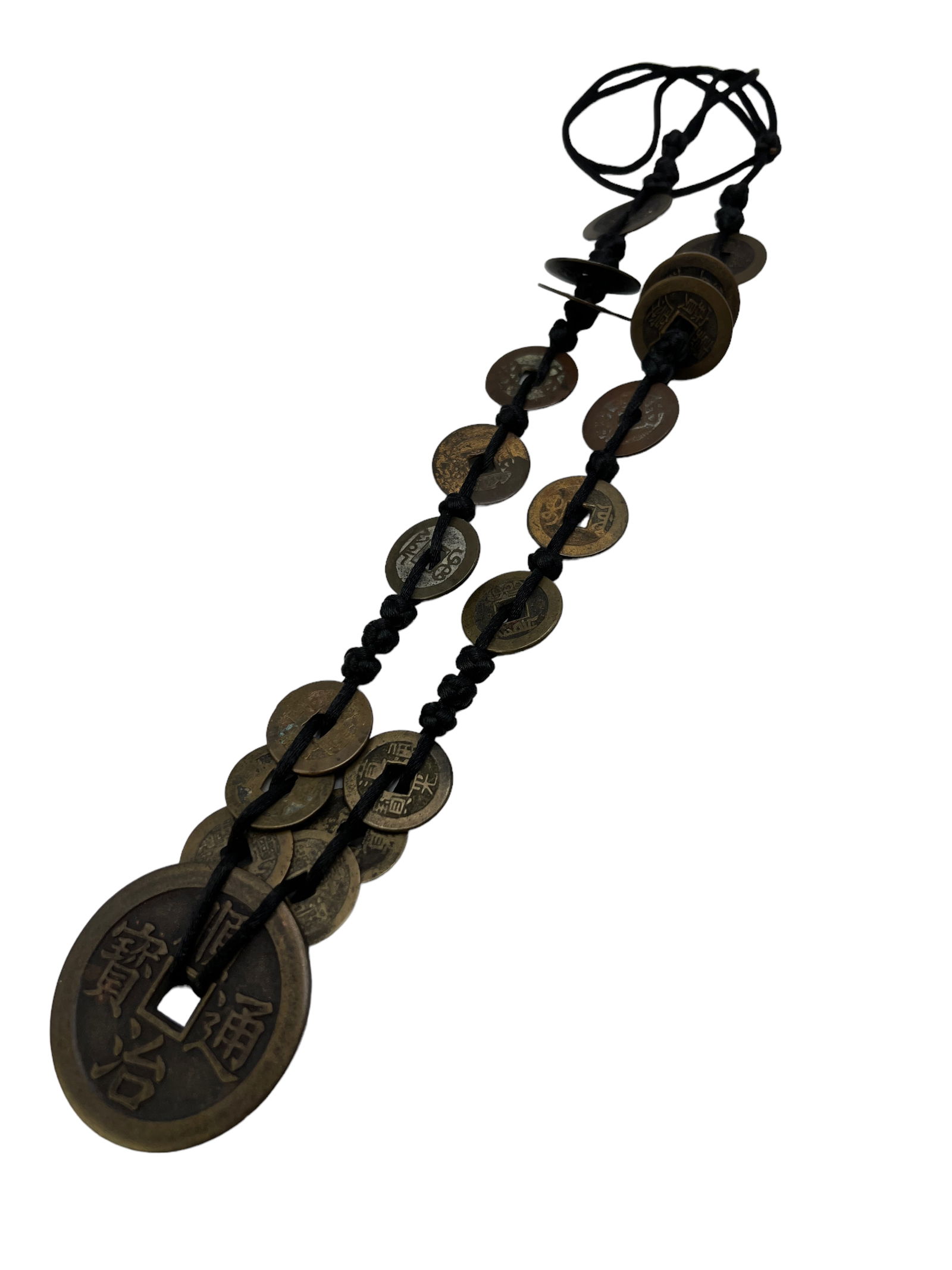 Chinese Coins Nacklace: Chinese Coins NacklaceH ; 16 in.( 40.6 cm)
