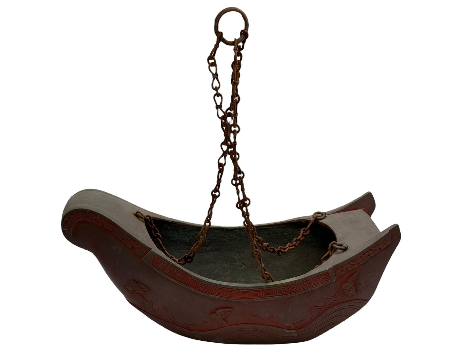 Japanese Bronze Ikebana Vase Flower Composition: Japanese Bronze Ikebana Vase Flower CompositionThe Largest Size: H : 4 1/8 in ( 10.48 cm ) W : 10 in ( 25.4 cm )