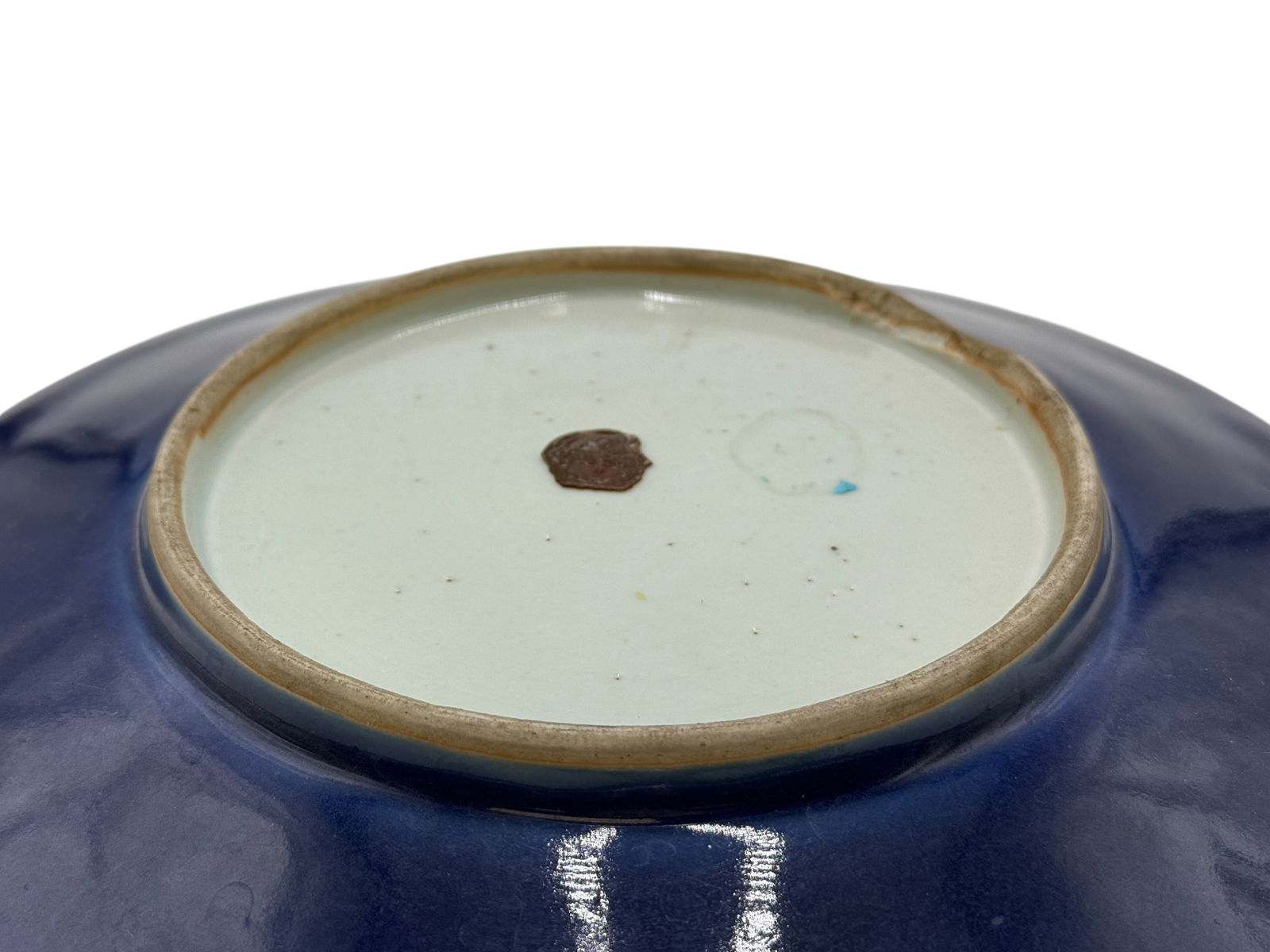 Chinese Cobalt Blue Plate - 4