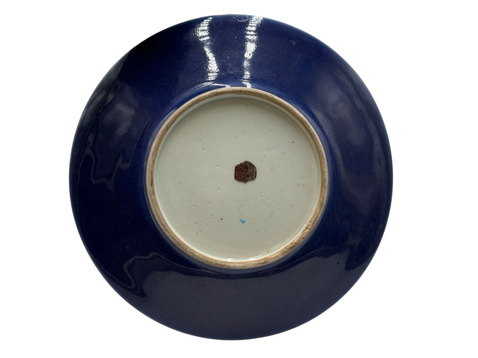 Chinese Cobalt Blue Plate - 5