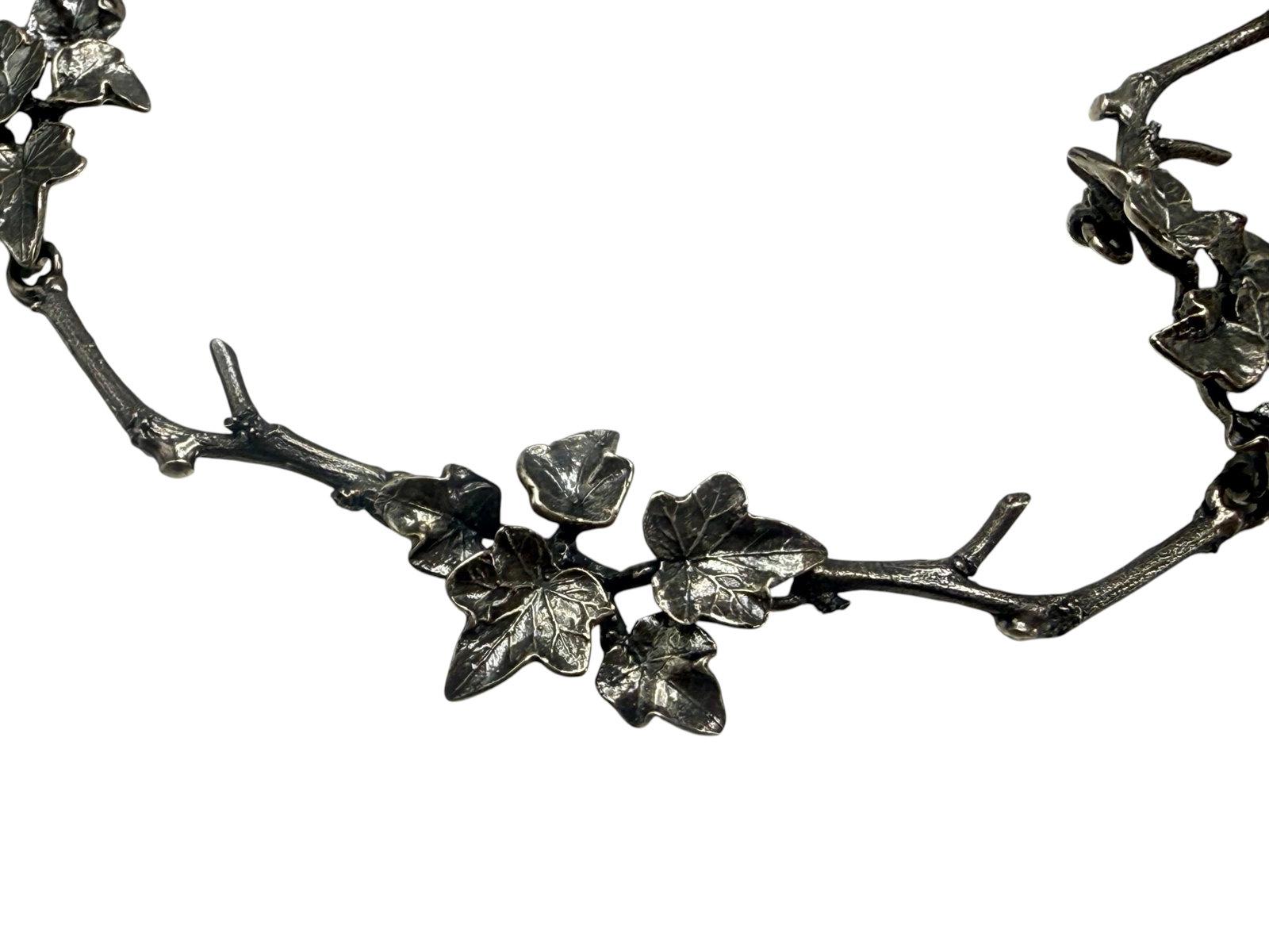 Gerald David Baumann Sterling leaf necklace - 3
