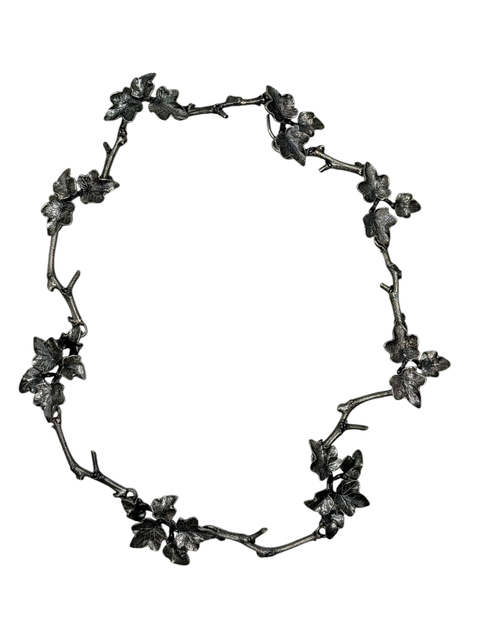Gerald David Baumann Sterling leaf necklace - 5