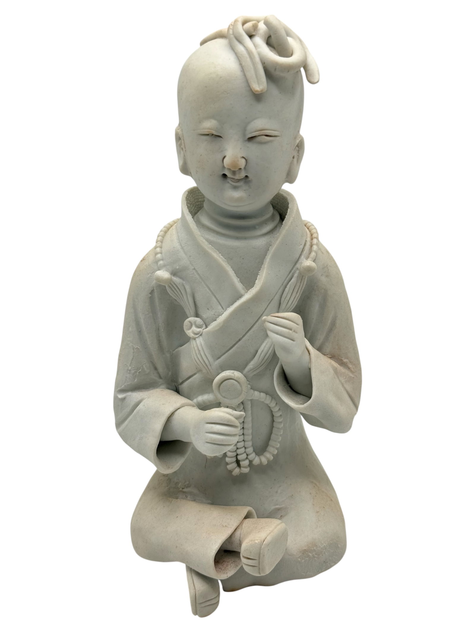 A Chinese Blanc-de-Chine Figure of a Boy (1 of 6)