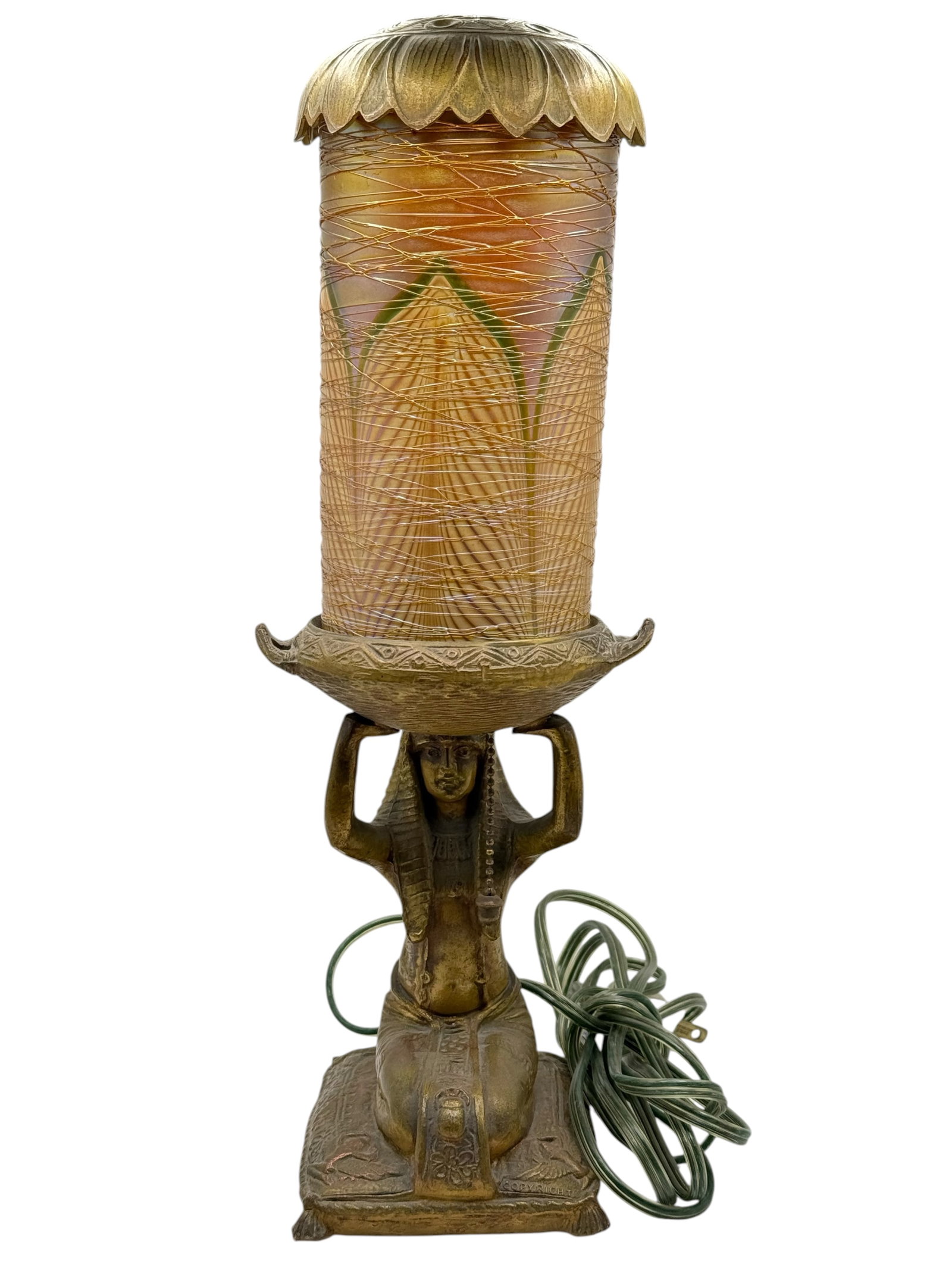 An Egyptian Revival Table Lamp (1 of 6)
