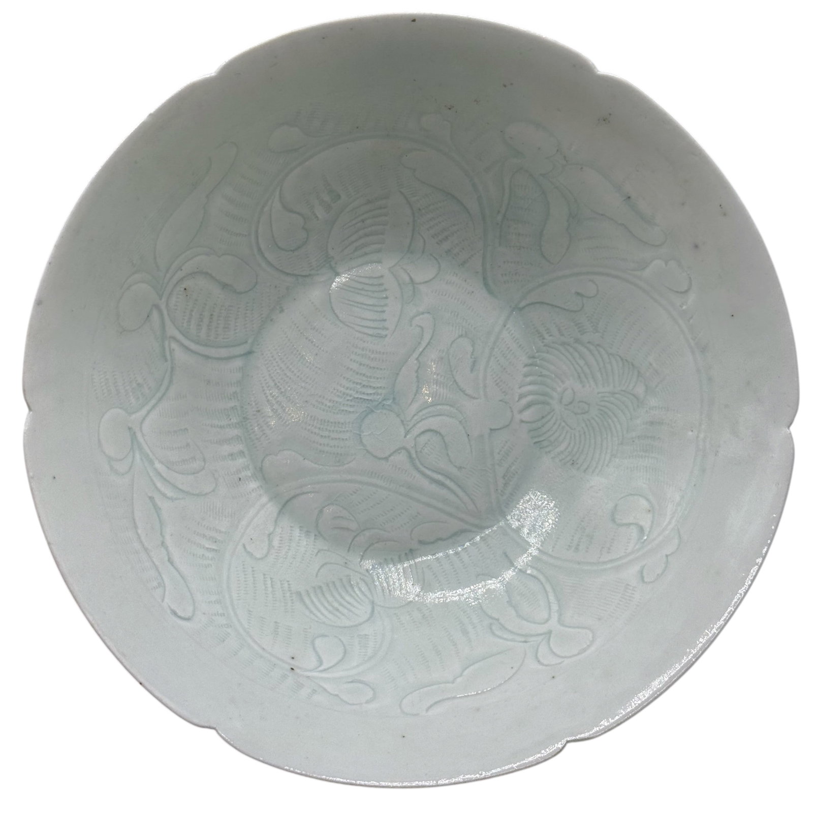 A Chinese Qingbai-Glazed Molded Dish (1 of 6)