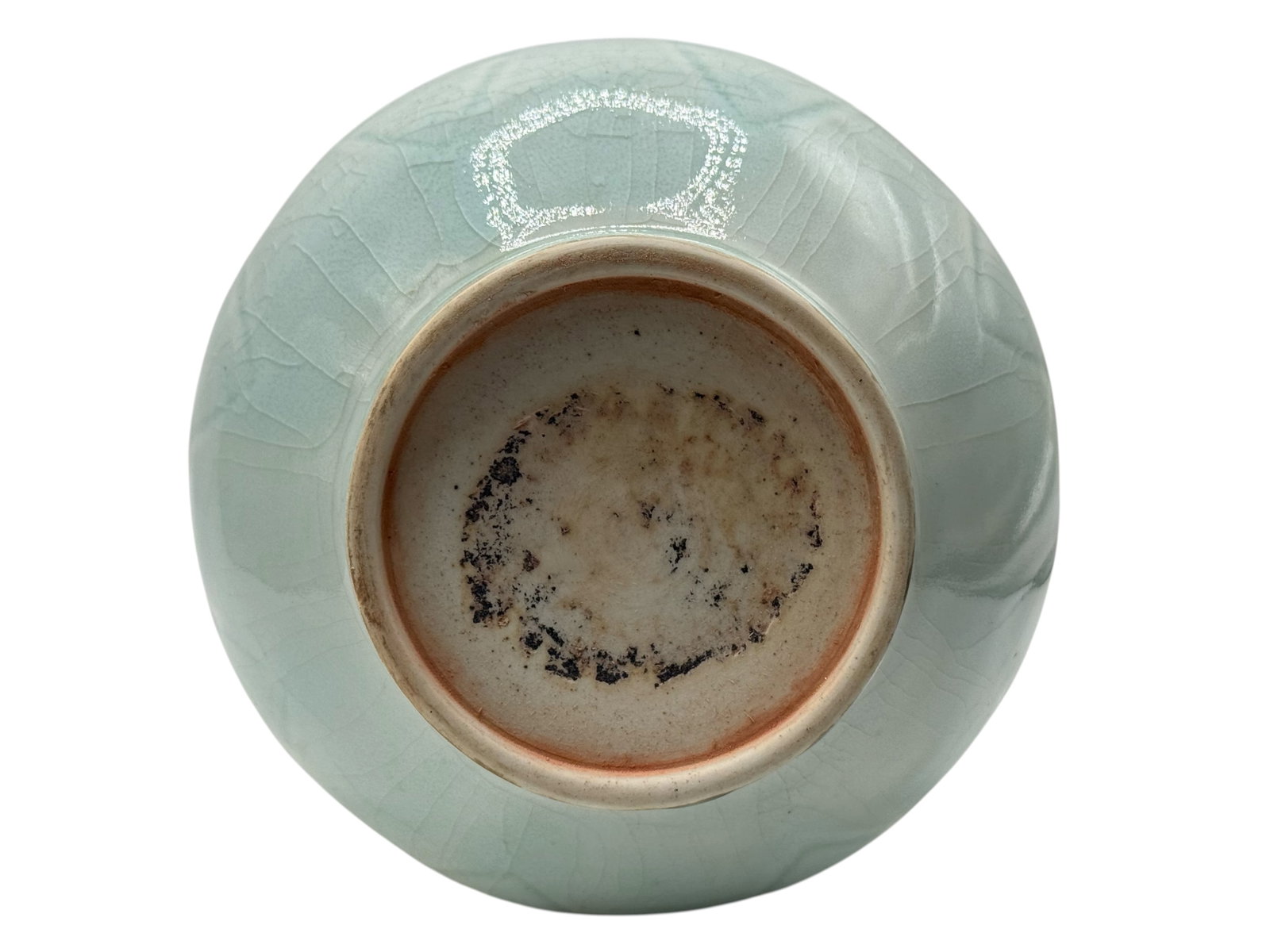 A Chinese Celadon Glazed Relief-Decorated Vase - 4