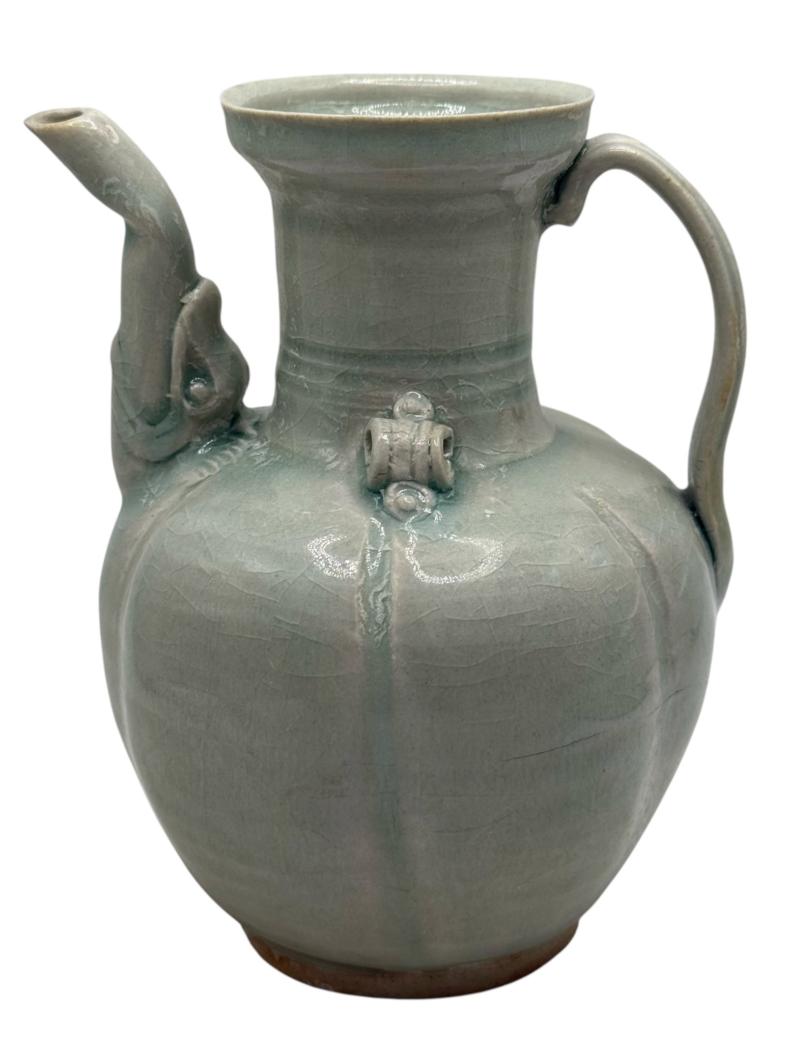 A Chinese Celadon-Glazed Ewer (1 of 5)