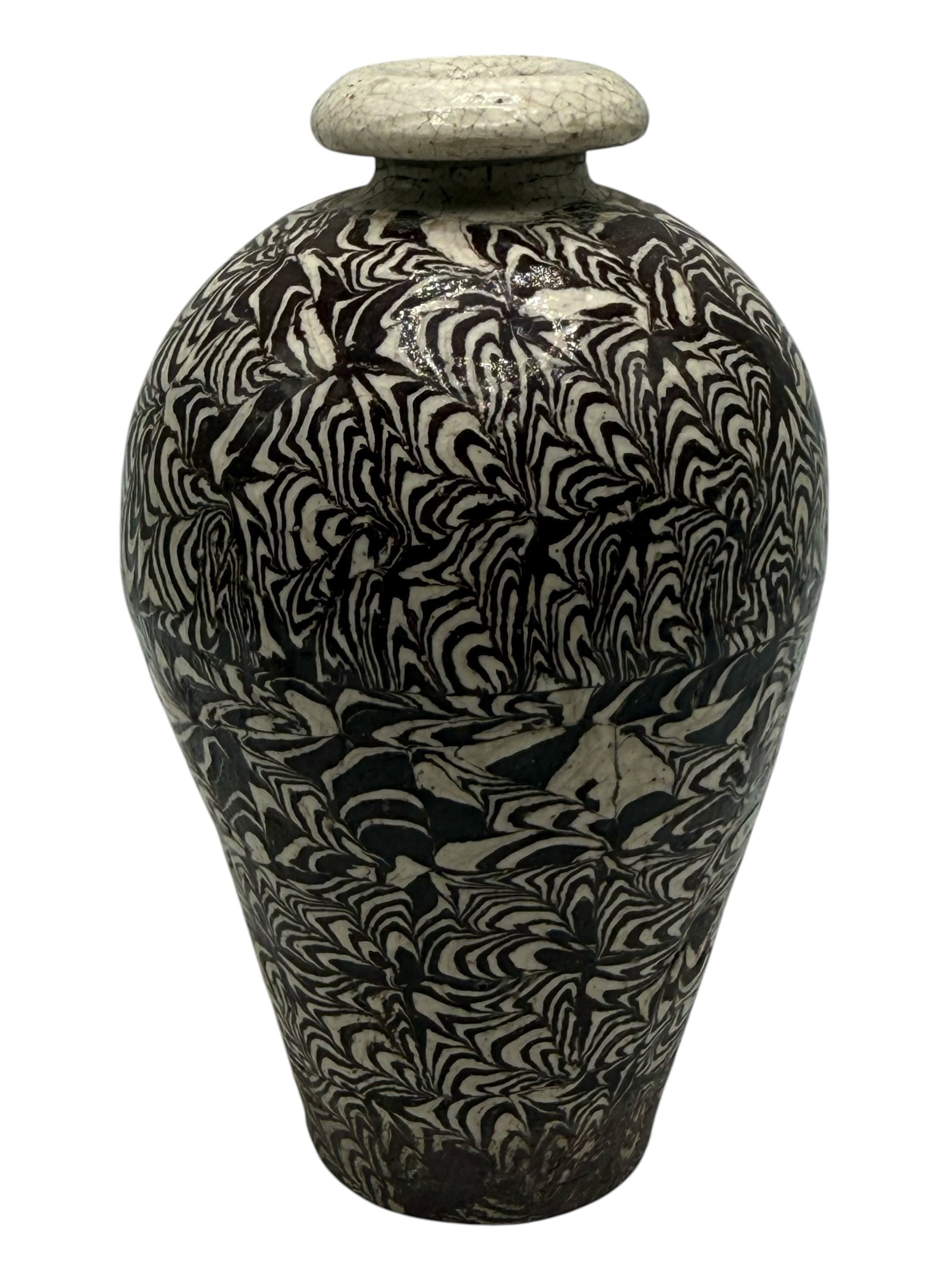 A Chinese Cizhou-Style Meiping: H: 4 1/2 inches W: 3 inches