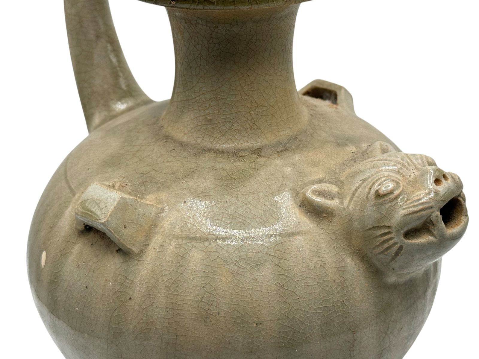 A Chinese Celadon Ewer - 3