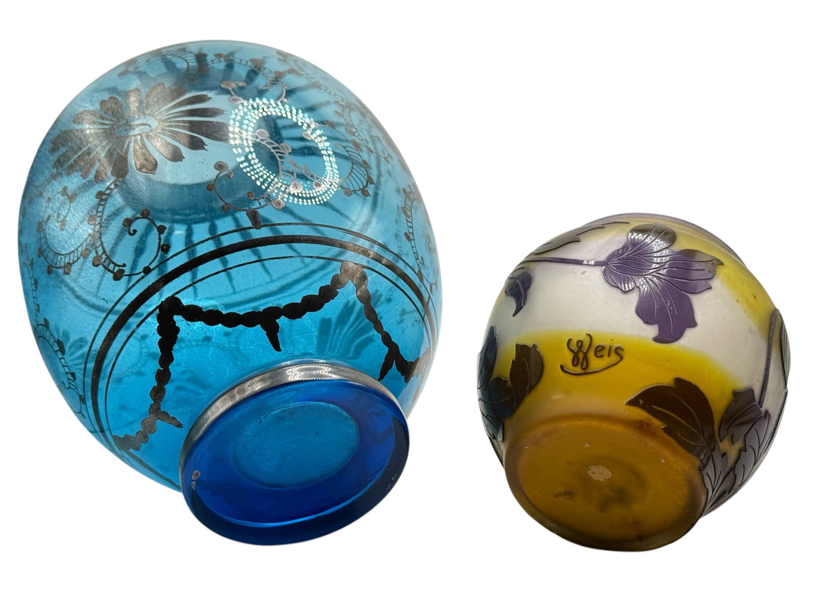 Two Art Glass Vases - 6
