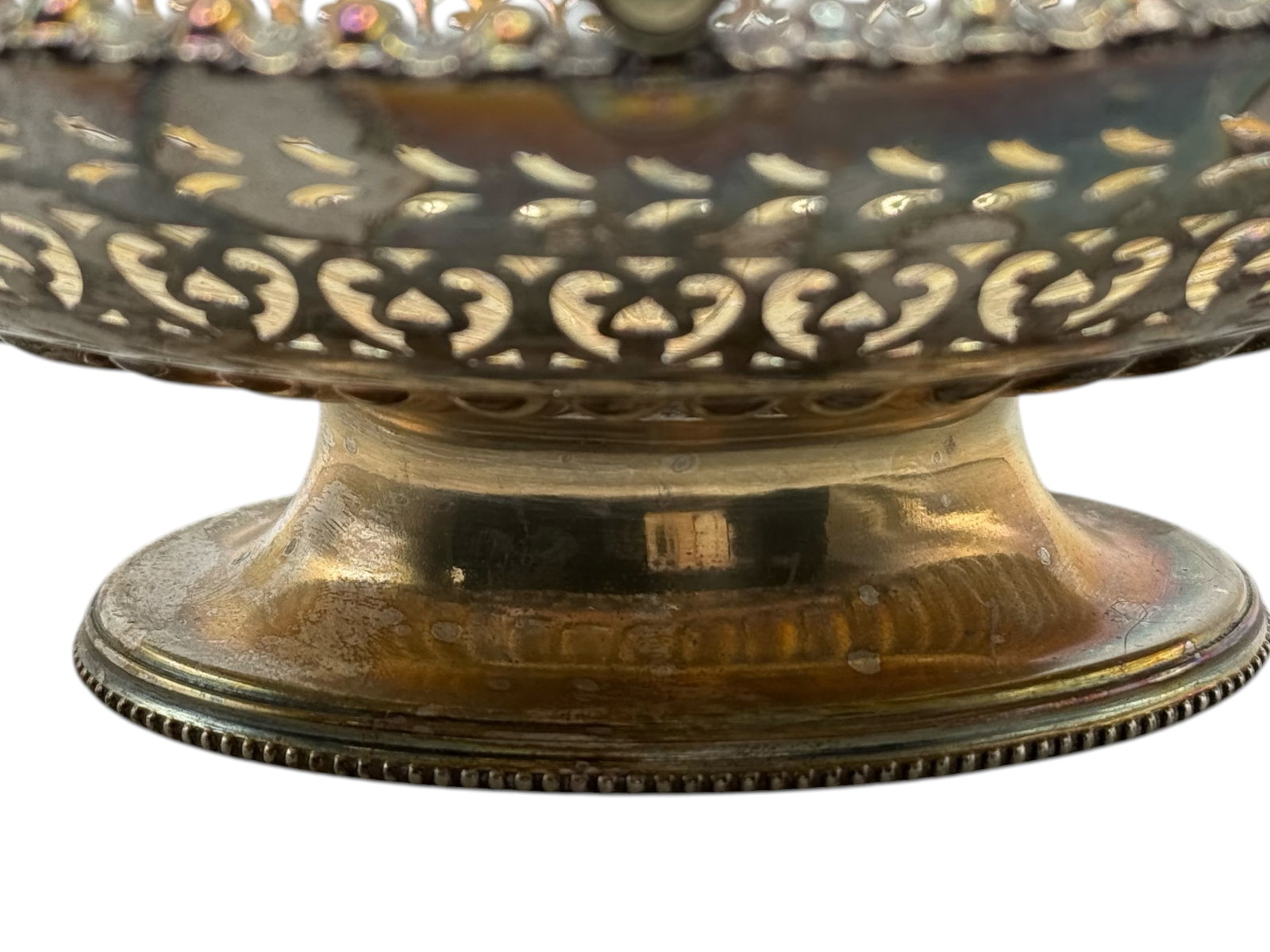 A Silverplate Swing Handle Basket - 3
