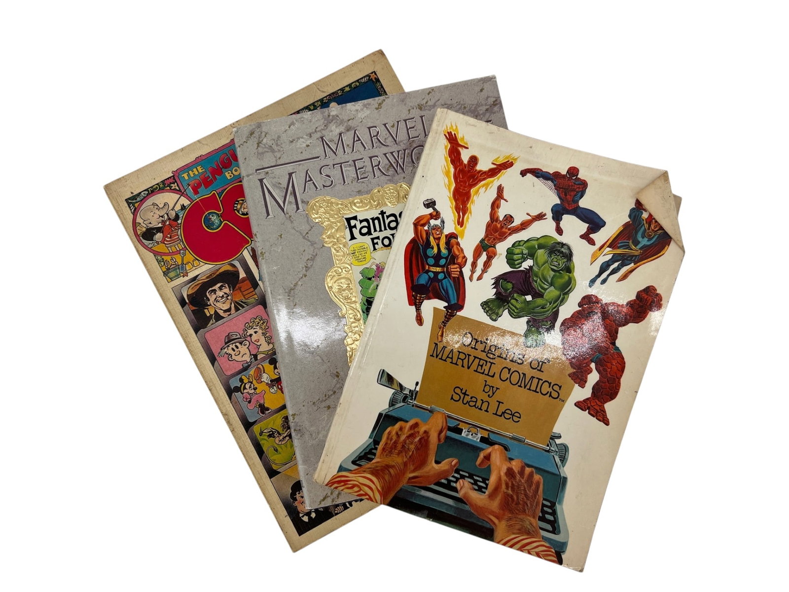 Group of Comic Books history and collection books (1 of 4)