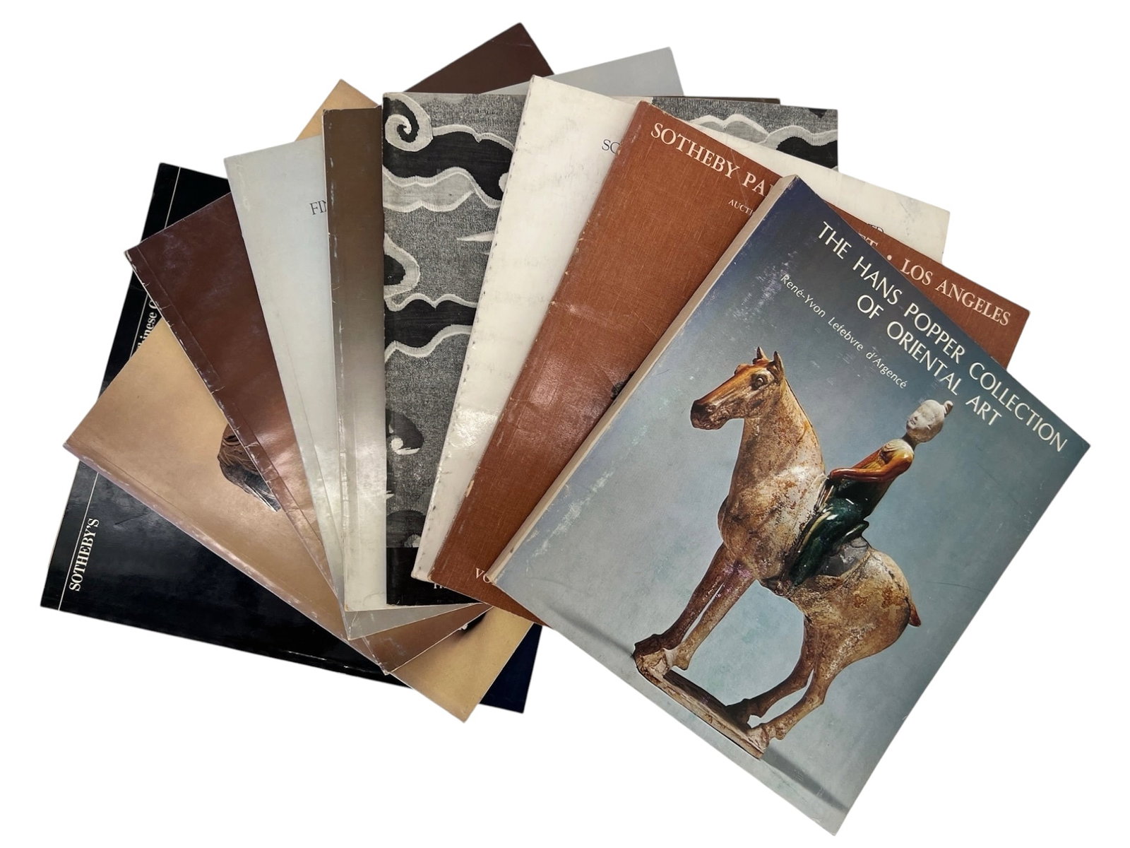 Group of Sotheby Parke Bernet Asian Art: (1) Sotheby Parke Bernet Los Angeles, 1979. The Hans Popper Collection, Volume II. (2) Sotheby Parke Bernet Hong Kong, 1980. Modern Chinese Paintings. (3) Sotheby Parke Bernet, 1981. Chinese Jades