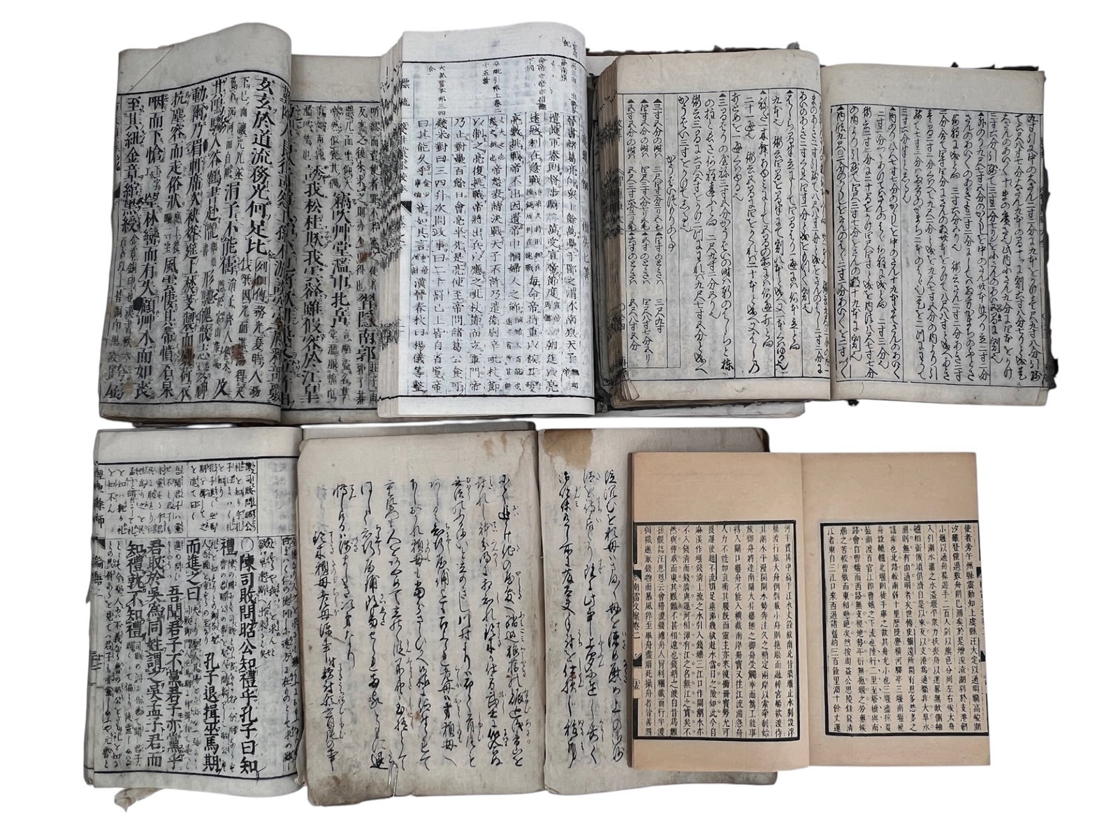 A Group of East Asian Woodblock-Printed and Manusc (1 of 5)