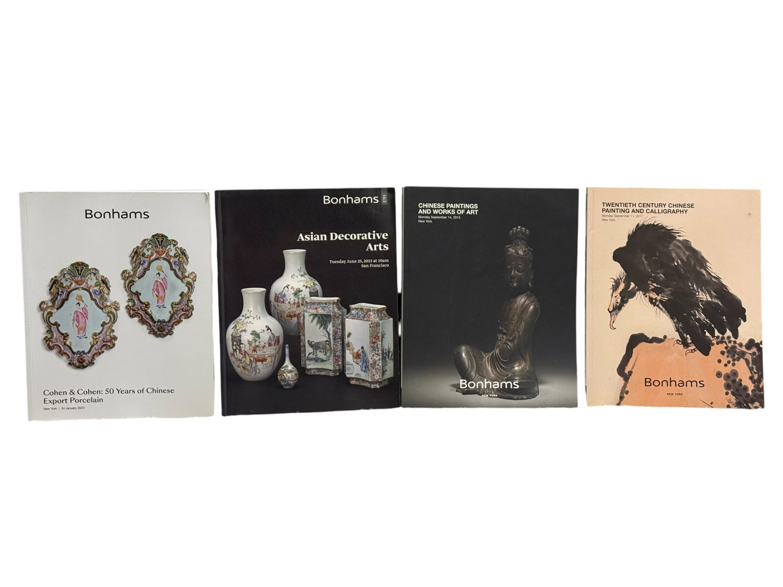 Four Bonhams auction catalogues on Chinese art (1 of 4)