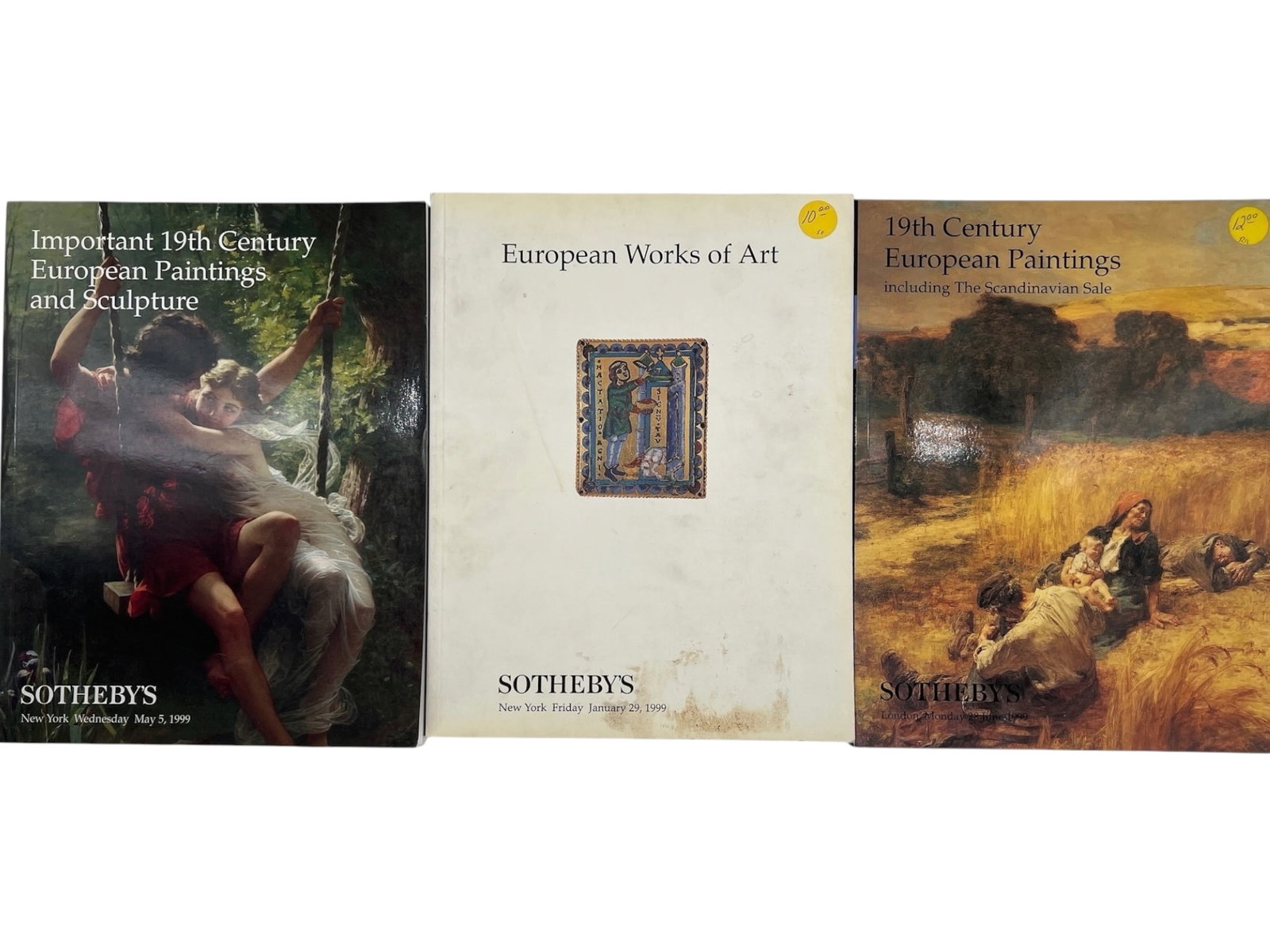 A Group of Three Sotheby's Auction Catalogues Comp (1 of 18)
