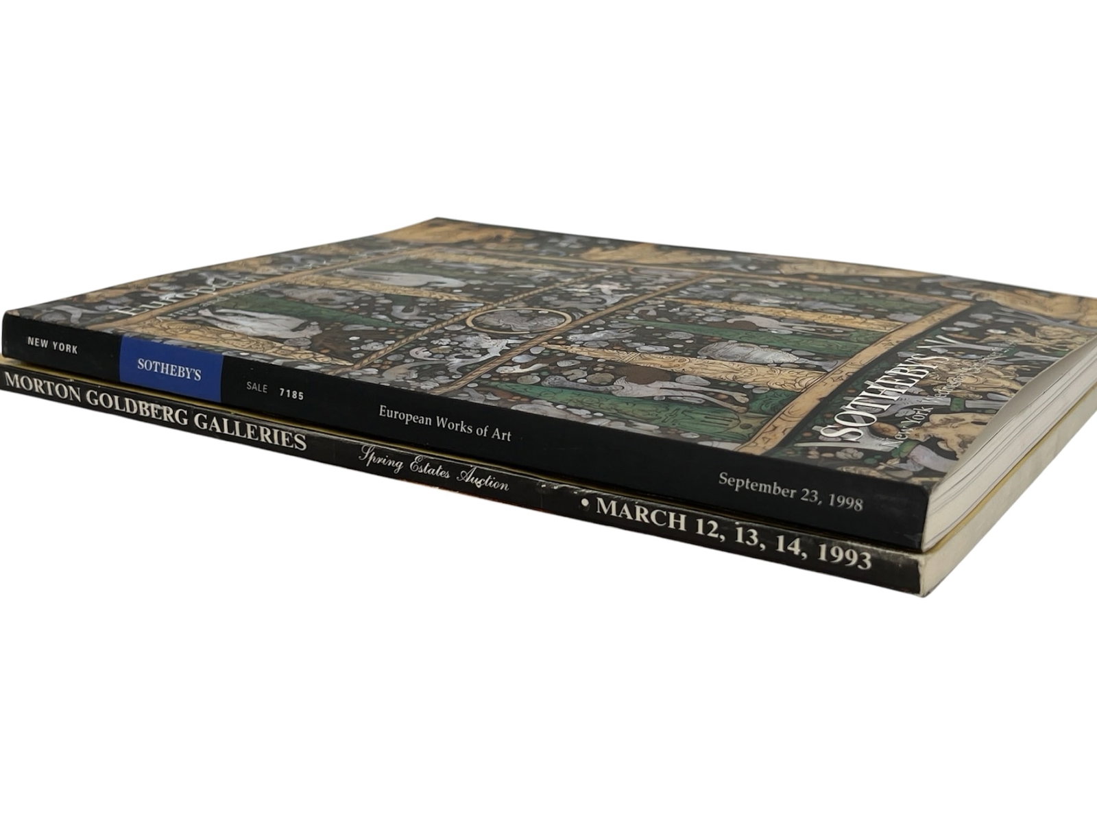 Two Sotheby Auction Catalogues, 1993 and 1998.