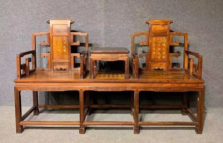 Yellow rosewood one-piece Taisha chair