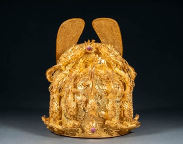 Clear wire Jiulong crown