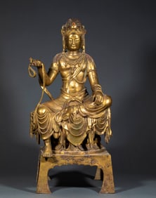 Before the Ming Dynasty Tang Dynasty hold streamers free Guanyin