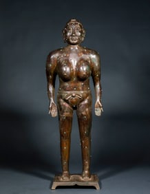 Ming Dynasty before Cuo gold and silver embedded pine stone acupuncture people