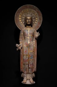 Stone statues of people in the Northern Qi Dynasty