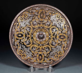 Before the Ming Cuo gold and silver dragon phoenix Chengxiang bronze mirror