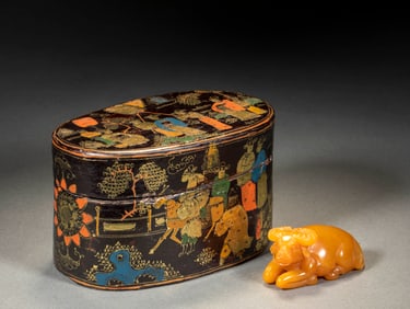 Li Hongzao Fu Niu piece of the imperial Ministry of Rites