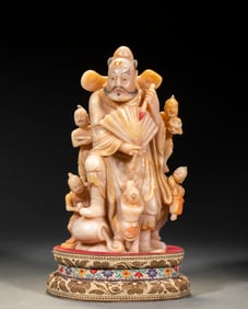 Jade xuan Shoushan stone Zhong Kui decoration