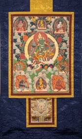 Green Tara Thangka