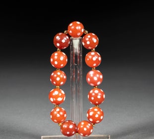 Agate Spotted Bracelet (13 pieces)