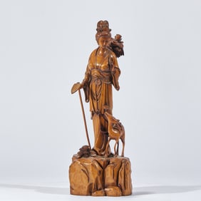 Yellow Rosewood Ma Gu Offering Longevity