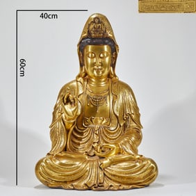 Guanyin Buddha statue, made in the Yongle period of the Ming Dynasty