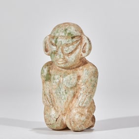 A jade noble from before the Ming Dynasty