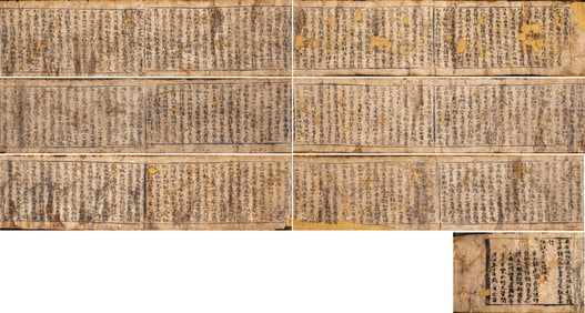 The Mahayana Sutra of the Hundred Blessings of the Buddha was compiled in the fourth year of Kaiyun