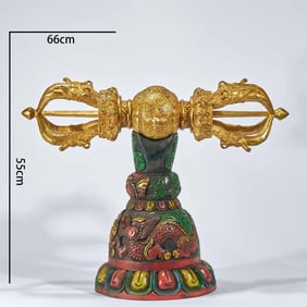 Gilded copper ritual implements