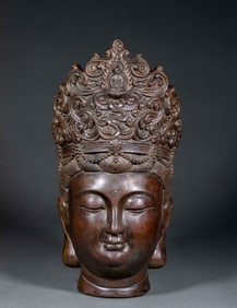 Agarwood Guanyin Head