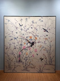 Large Size Cantonese Embroidery "Prosperous Future"