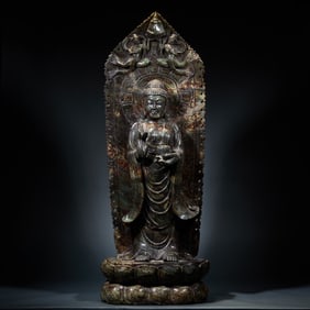 Pre-Ming Dynasty Hetian Jade Medicine Buddha